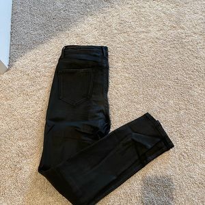 Skinnygirl coated jeans